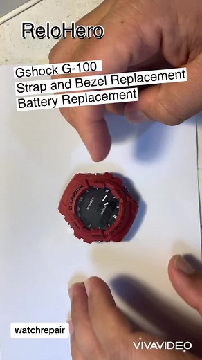 G-Shock G-100 Strap and Bezel Replacement | Watch Repair Guide