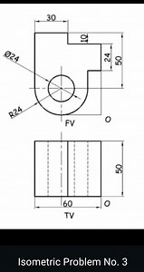 Isometric Problem No. 3... | Filo