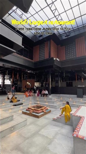 WORLD’S LARGEST RESTAURANT IN BENGALURU 🤯🚩 #ytshorts