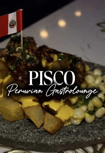 Pisco Gastrolounge might have just become my new favorite restaurant in Charlotte 🇵🇪✨ Modern Peruvian cuisine, amazing cocktails, and a whole vibe right in Uptown. Every dish brought bold flavor and culture to the table. I tried: • Leche de Tigre (Tiger’s Milk) – tender diced fish in lime with sweet potato & Peruvian corn • Pulpo Anticuchero – grilled octopus with Andean corn, cherry tomatoes & chimichurri • Bistec a lo Pobre – grilled steak, crispy fries, rice, sweet plantain & egg • Peruvian