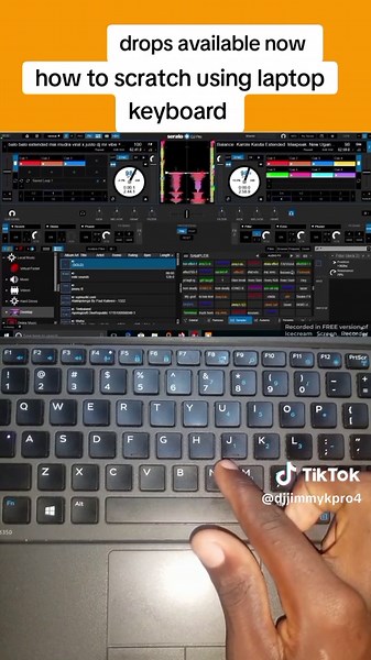 Learn How to Scratch Using Your Laptop Keyboard
