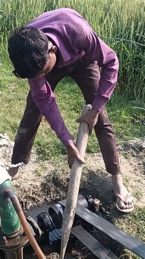 8 hp desil engine water setup pump amazing #video #water