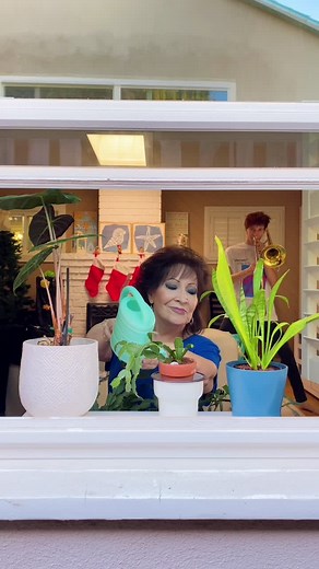 Fun Trombone Moments with Mom and Son