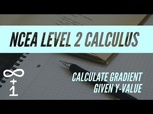 Calculate Gradient Given y-value