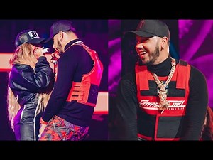 KAROL G & ANUEL AA cantando CHINA en Vivo 🎤🔉2020