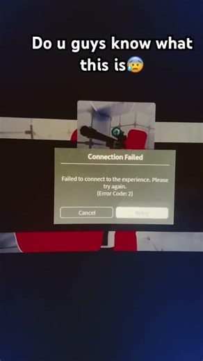 Error code 2 roblox 😰 #creepy #helpmemakethismakesense #roblox