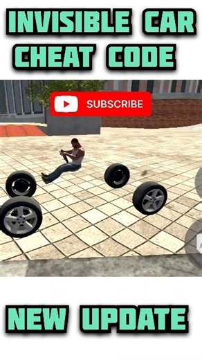 Invisible Car Cheat Code #shorts