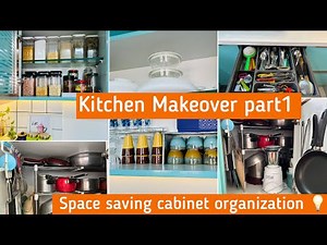 Small Modular Kitchen Organisation|Space saving kitchen organisation ideas