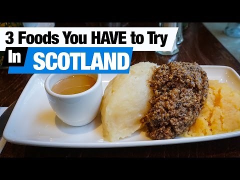 Scottish Foods - 3 Dishes To Try In Edinburgh, Scotland (Americans Try Scottish Food)