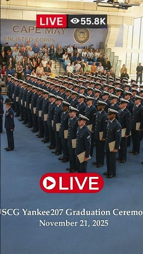 USCG Yankee 207 Graduation Ceremony 🇺🇸 | Class of 2025 | Cape May #usnavy #military
