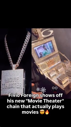 ItsBizkit on Instagram: "Fivio Foreign shows off his new “Movie Theater” chain that actually plays movies 🤯🔥"
