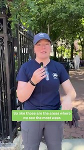 Meet the team keeping our city’s monuments in shape! With torches, wax, and a whole lot of love, learn how our Monuments Conservation Crew is working to conserve the Gay Liberation monument in Christopher Park ahead of this weekend’s Pride celebration. | New York City Department of Parks & Recreation