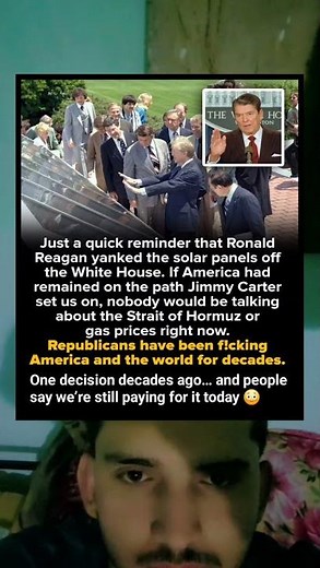 Reagan Removed Solar Panels — Energy Debate Resurfaces 😳