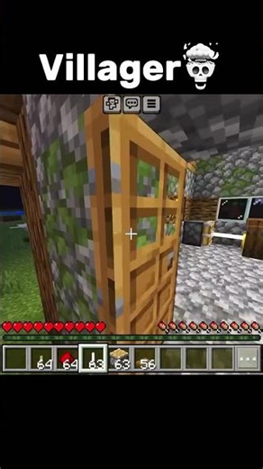 Villager....💀 #minecraft #viral #shorts #jurassicworld