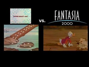 Similar Disney Scenes: Father Noah's Ark vs. Fantasia 2000