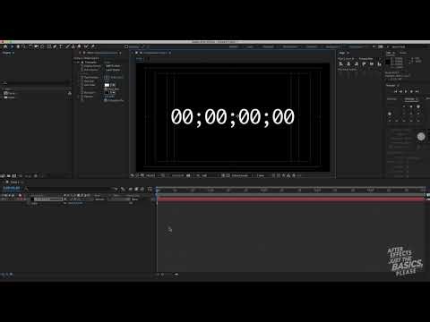 After Effects: Making a timer countdown with the timecode tool