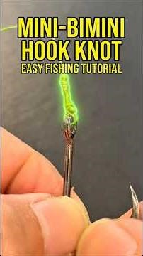 Stop Losing Bait! The Solid Mini Bimini Twist