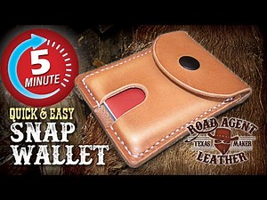 5 Minute Build: My Simple and Secure Leather Wallet Design 2.0