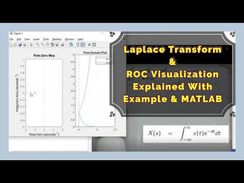 Laplace Transform & Visualization of ROC Explained With Example & MATLAB | 3.1c