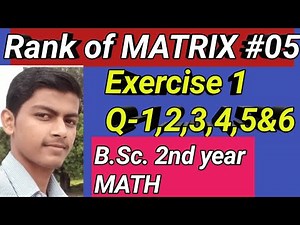 Exercises 1. RANK OF MATRICES.