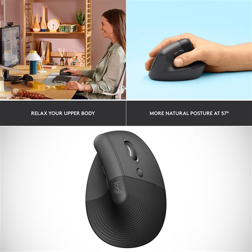 Logitech Lift Vertical Ergonomic Mouse is One That Fits Your Hand for $49.99, Not the Other Way Around