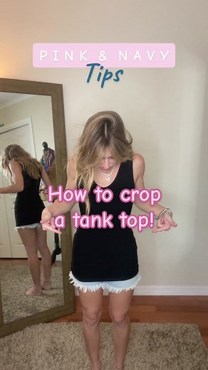 How to Crop a Tank Top: Fashion Tips for Teenage Girls