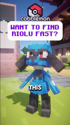 This Cobblemon Trick Finds RIOLU FAST 😱 #cobblemon #pokemon #minecraft #pixelmon #lucario