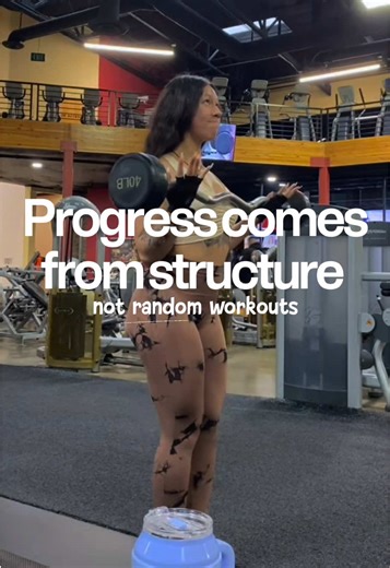 random workouts = random results #fitmom #weightloss #busymomlife #fitness #consistency