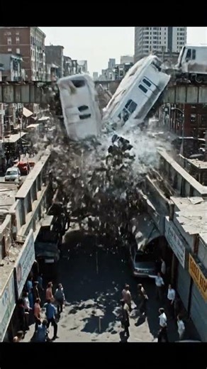 Elevated Train Collapse Into City Street | Ease Loop