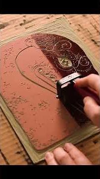 Printing a Mayan Hacha #printmaking #antiquity