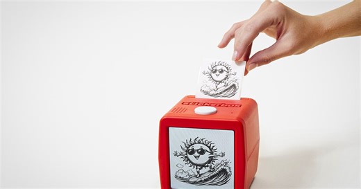 This clever sticker printer for kids is AI hardware I can get behind