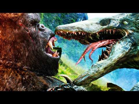 Kong vs Skull Crawlers Final Battle🔥Kong Skull Island 2017 Full Explained in Hindi