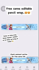 Free canva editable pencil wrap..size 6.75. X1.1 .. #free #canva #editable #freetemplate #smallbusinessideas #smallbusiness #smallbusinessbigdreams #borongan #personalized #borongancity | DoubleD's Crib