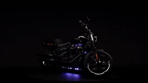 Show your true colors. The Spectra Glo lighting system lets you light up the night. Choose your color from 500 variations in solid, flashing, or fading lights - control them at the touch of a button. Check it out ➡️ http://bit.ly/HD_SpectraGlo | Harley-Davidson