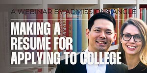 How to make a resume for applying to college