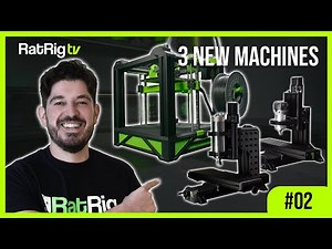 Self-replicating machines: a 3D Printed 3D Printer & a Milled Mill | Rat Rig TV #02