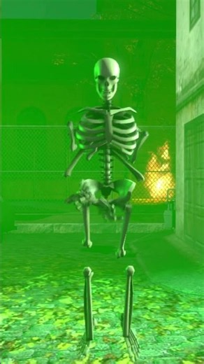 spooky scary skeleton