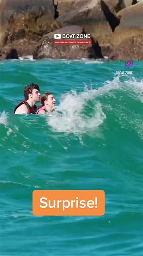 She wasn’t expecting that! #haulover #jetski #girlfails #boatzone | jetski