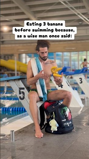 monkeys never cramps #musclecramps #bananasbaseball #swimmingmeme