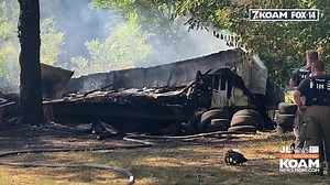 9.3K views · 133 reactions | #BREAKING Carthage Fire Dept investigate trailer house fire Monday afternoon. >> BIT.ly/3RK5ttJ — “Fully involved trailer house,” Carthage Fire first on scene report. (…+) Chief Ryan Huntley tells us Avilla Fire assisted as mutual aid. | Joplin News First | Facebook