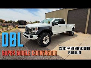 Super Single Swap on my F450 Super Duty- DIY at home DBL Design Conversion!