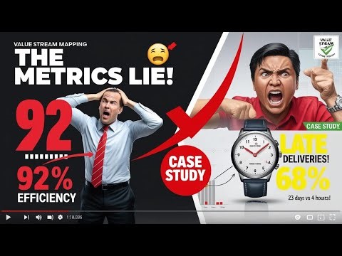 Value Stream Mapping: The X-Ray Vision Tool That Reveals Hidden Waste (Case Study)