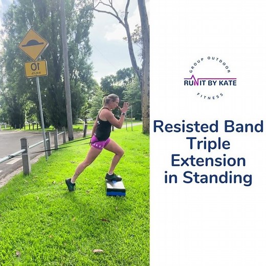 Power Up Your Run: Resisted Band Triple Extension in Standing!