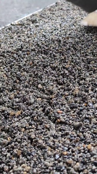 Watch resin bound stone from mix to finished surface
