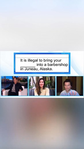 Adam Scott, Rob Lowe, and Kathryn Hahn put their knowledge to the test with some truly bizarre state laws #theellenshow #throwback #throwback #roblowe | LaceytBall