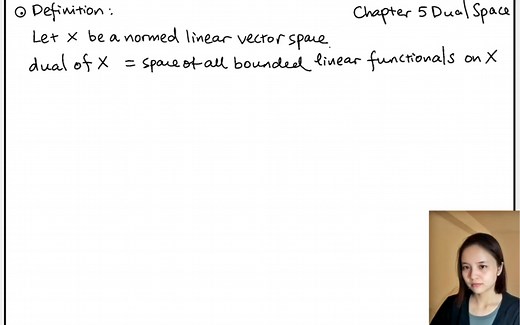 泛函分析：对偶空间巴拿赫空间（dual space is a Banach space）