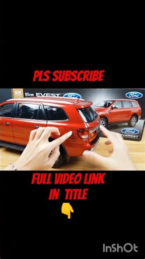 Realistic Miniature Ford Endeavour 1:5 scale model #ford #endeavour #scalemodel
