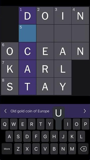 NYT Mini Crossword for Friday May 29, 2026 #nytcrossword