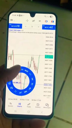 l flipped $1200 into $11000 using the volatility 75 strategy