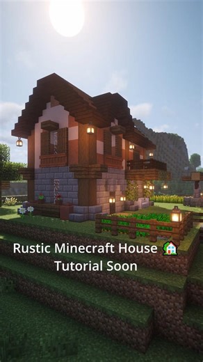 Rustic Minecraft House 🏡 | Easy Survival House | Tutorial Soon